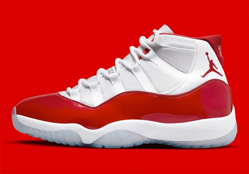 Мужские кроссовки Nike Air Jordan 11 Retro Cherry Red White 2022 CT8012-116