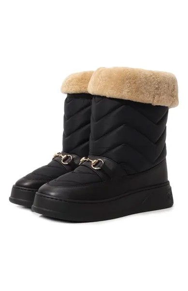 Текстильные сапоги Snow Chunky Gucci