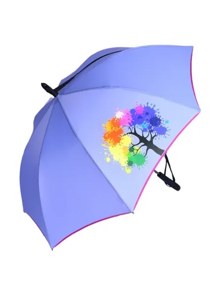 Зонт женский NEXX 31611 сиренево-голубой