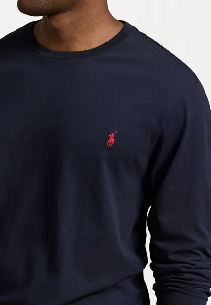 Рубашка с длинным рукавом CLASSIC FIT JERSEY LONG SLEEVE T-SHIRT Ralph Lauren, темно-синий