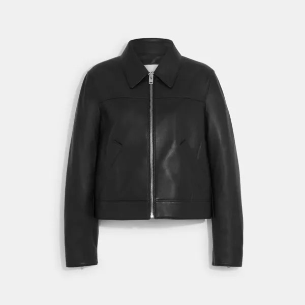 Куртка COACH Leather, черный
