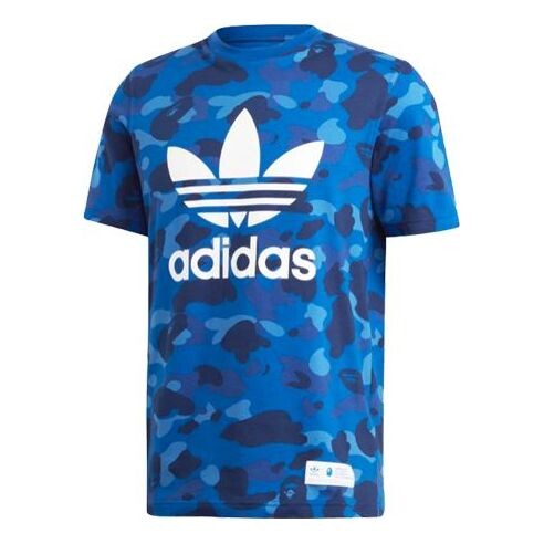 Футболка xa bathing ape adicolor camo футболка Adidas, синий