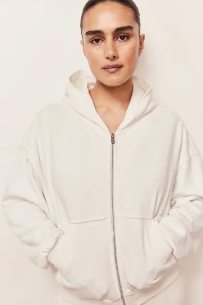 Куртка-Худи оверсайз H&M, белый