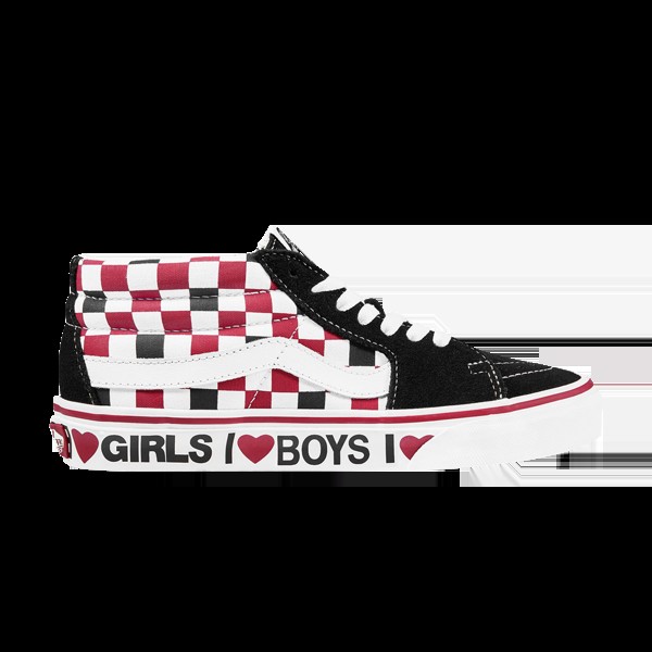Кроссовки Sk8-Mid Vans, красный