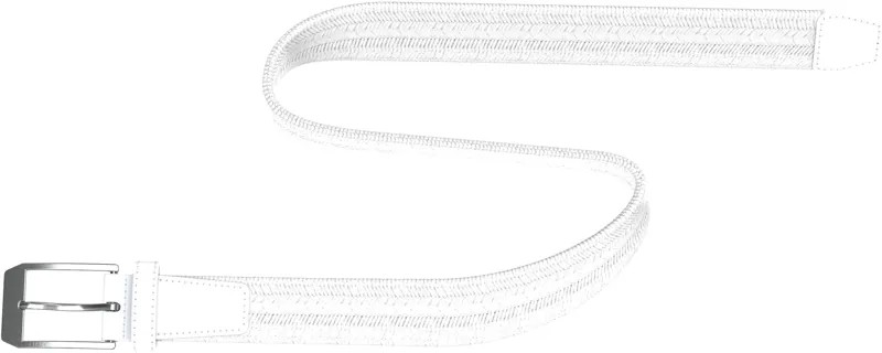 Ремень мужской Under Armour UA Braided Golf Belt белый, р. XL