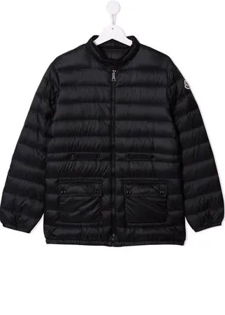Moncler Enfant пуховик с воротником-воронкой