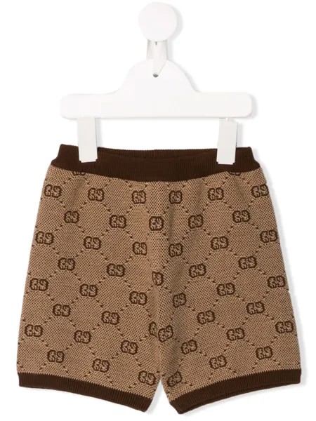 Gucci Kids шорты с логотипом