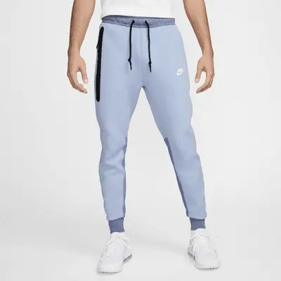 Джоггеры Nike Sportswear Tech Fleece, цвет Light Armory Blue/Ashen Slate/White