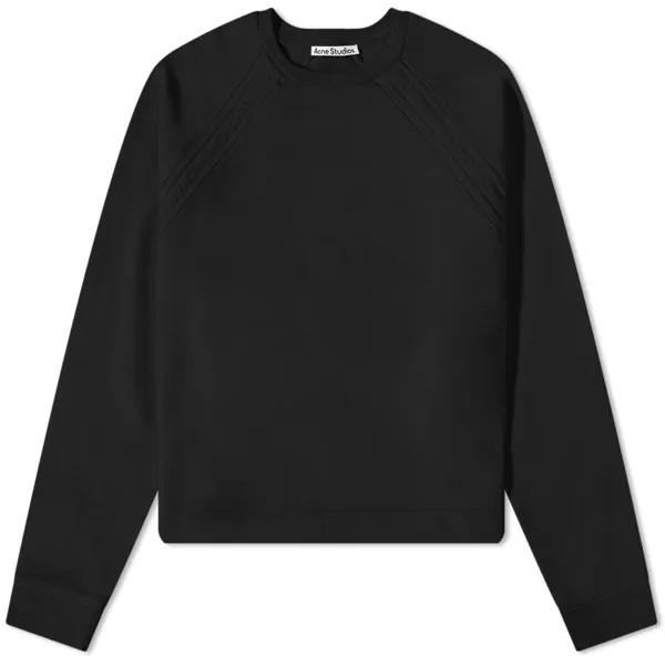 Толстовка Acne Studios Farmy Chain Rib Crew Sweat