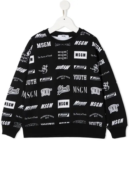 MSGM Kids толстовка с логотипом