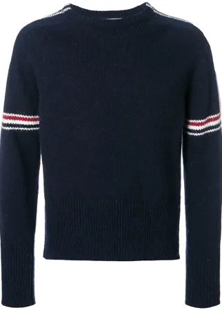 Thom Browne свитер с полосками на рукавах