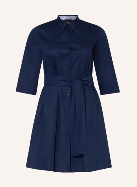 Платье-рубашка belluno с рукавами 3/4 Marina Rinaldi, синий