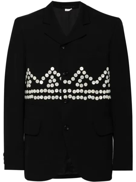 Comme des Garçons Homme Plus пиджак на пуговицах, черный
