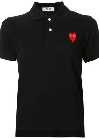 Comme Des Garçons Play футболка-поло с логотипом-сердцем