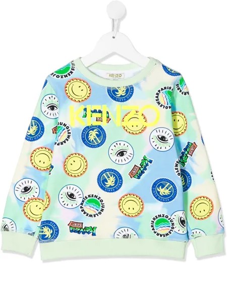 Kenzo Kids толстовка с логотипом