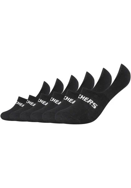 Носки Skechers (6 шт.) с мягким поясом, черный