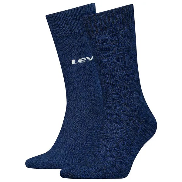 Носки Levi´s Boot Basket Weave 2 шт, синий