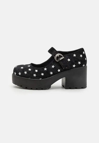 Туфли на платформе Tira Night Sky Mary Janes Celestial Dusk Edition Koi Footwear, черный