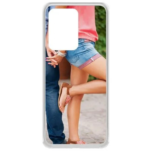 Чехол-накладка Krutoff Clear Case Босоножки женские для Samsung Galaxy S20 Ultra (G988)
