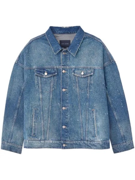 Джинсовая куртка с кристаллами Marc Jacobs, синий