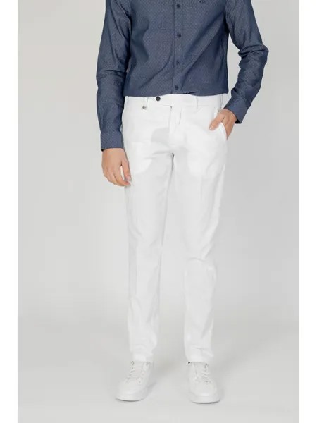 Костюмные брюки skin fit Antony Morato, белый