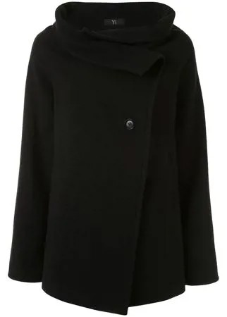 Yohji Yamamoto Pre-Owned пальто со смещенной застежкой