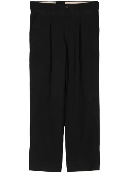Comme des Garçons Homme Plus прямые брюки, черный