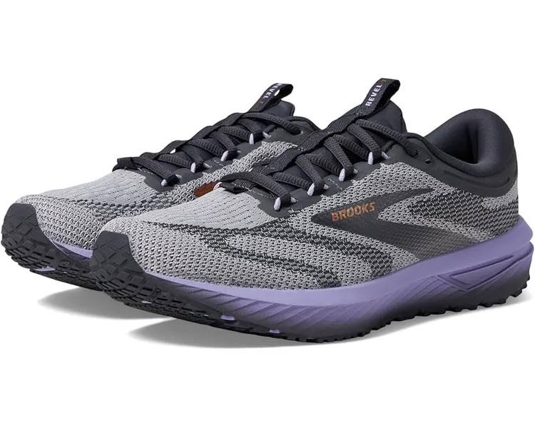 Кроссовки Brooks Revel 7, цвет Sweet Lavender/Ebony/Alloy