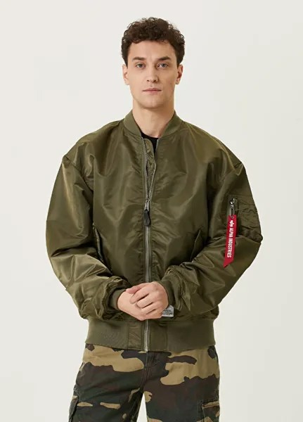 Двустороннее пальто цвета хаки Alpha Industries