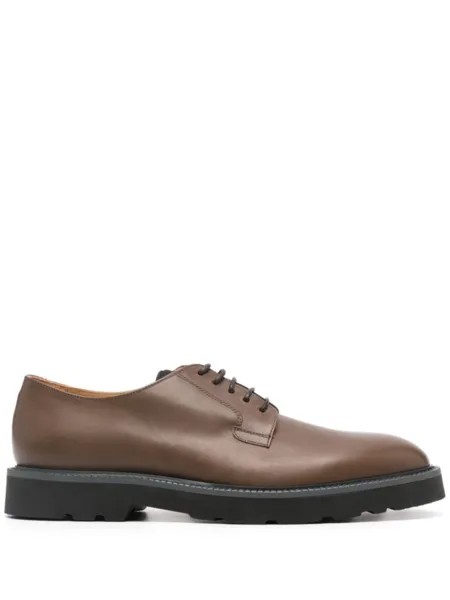Paul Smith туфли дерби из кожи Ras, зеленый