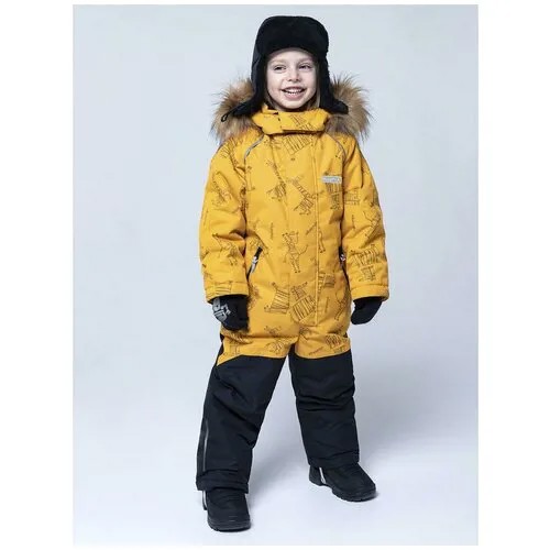 Комбинезон NIKASTYLE, размер 104 (56), желтый