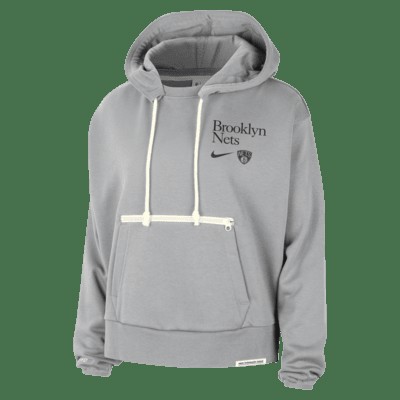 Худи Nike Brooklyn Nets Standard Issue, цвет Flat Silver