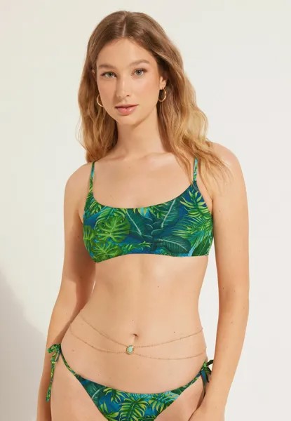 Верх бикини EMERALD JUNGLE Tezenis, темно-зеленый