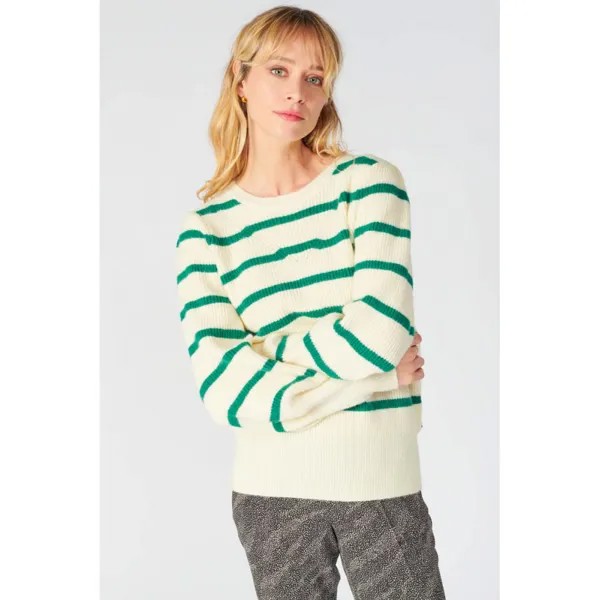 Свитер Le Temps Des Cerises 58178 Jordan Round Neck, белый