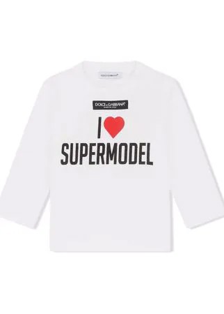 Dolce & Gabbana Kids футболка с длинными рукавами