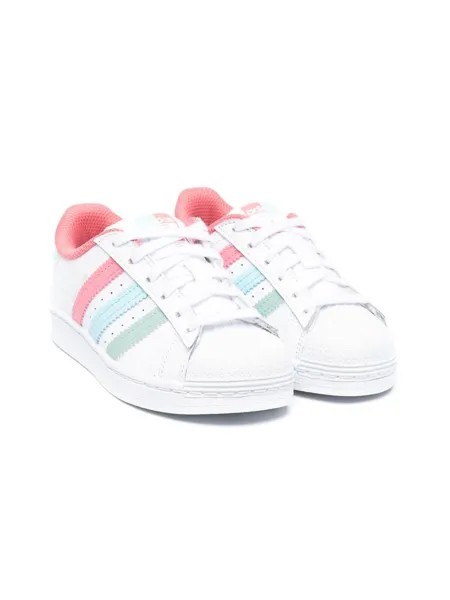 Adidas Kids кроссовки Superstar на шнуровке