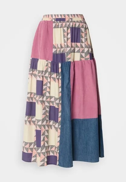 Юбка макси SKIRT Lollys Laundry, разноцветный