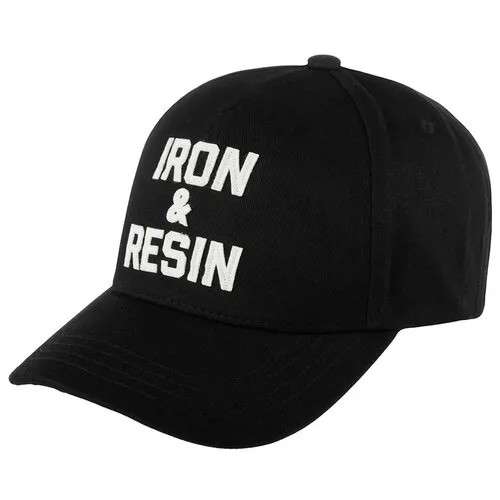 Бейсболка IRON AND RESIN арт. DAY/1/CAS/INR/B Iron and Resin (черный), размер ONE