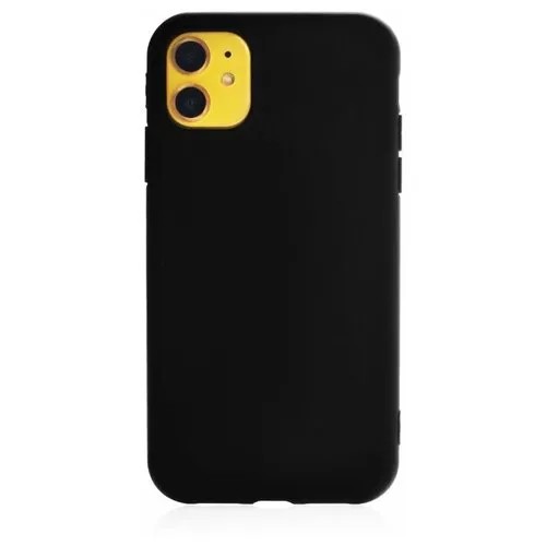 Чехол накладка силиконовый для Apple iPhone 11 6.1 Черный