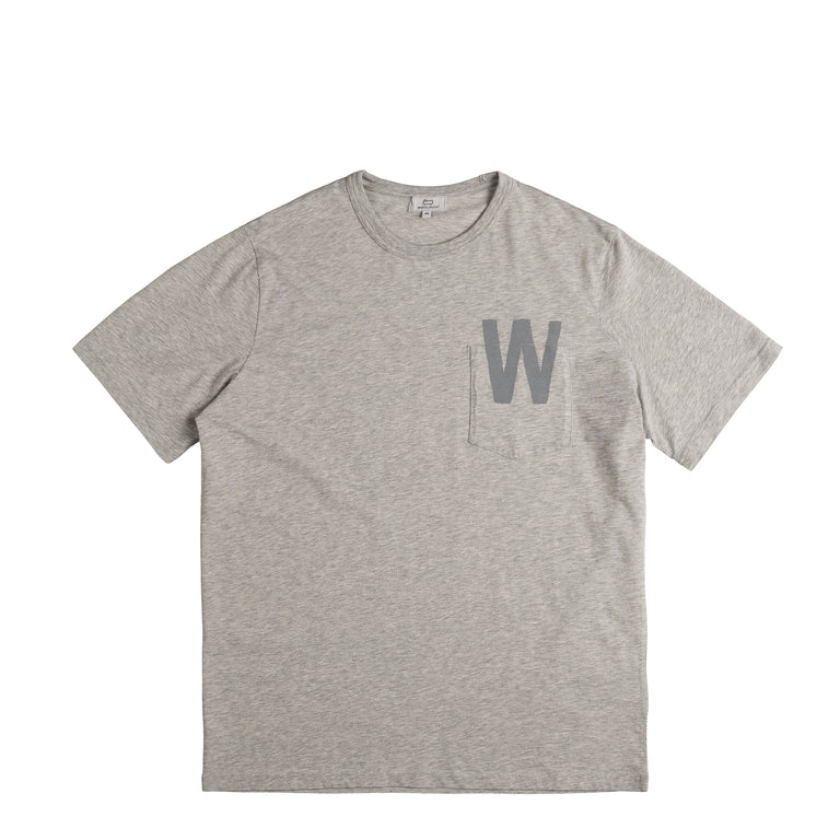 Футболка Flag T-Shirt Woolrich, серый