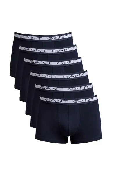 Боксеры на тело - 6 пар Gant, синий