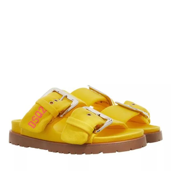 Сандалии womens flat sandals Dsquared2, желтый