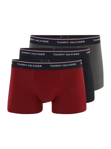 Обычные боксеры Tommy Hilfiger Underwear, серый/кроваво-красный