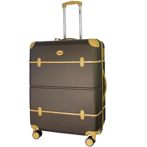 Чемодан пластиковый с кожаными ремешками PROFFI TRAVEL PH10487 