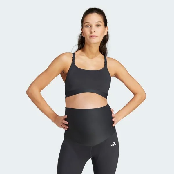 Спортивный бюстгальтер для беременных со средней поддержкой Powerimpact - Одежда для беременных ADIDAS, цвет schwarz