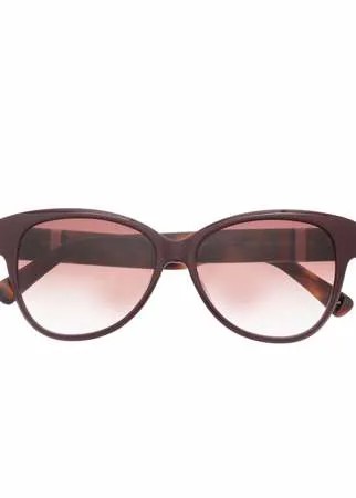 Longchamp солнцезащитные очки в овальной оправе