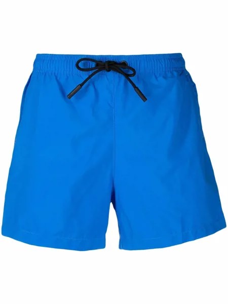 Marcelo Burlon County of Milan CROSS SWIMMING SHORT BLUE BLACK
