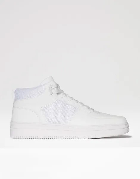 Высокие кроссовки 'Villa' Sport Panel High Top Trainers Threadbare, белый