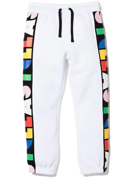Stella McCartney Kids спортивные брюки с логотипом