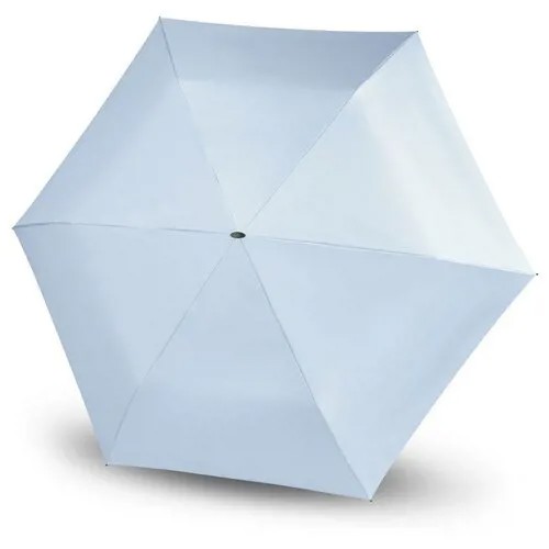 Зонт Knirps механический AS.050 Slim Small Manual LIGHT BLUE BLACK COATING INSIDE UV PROTECTION HEATSHIELD 95 9050 2210